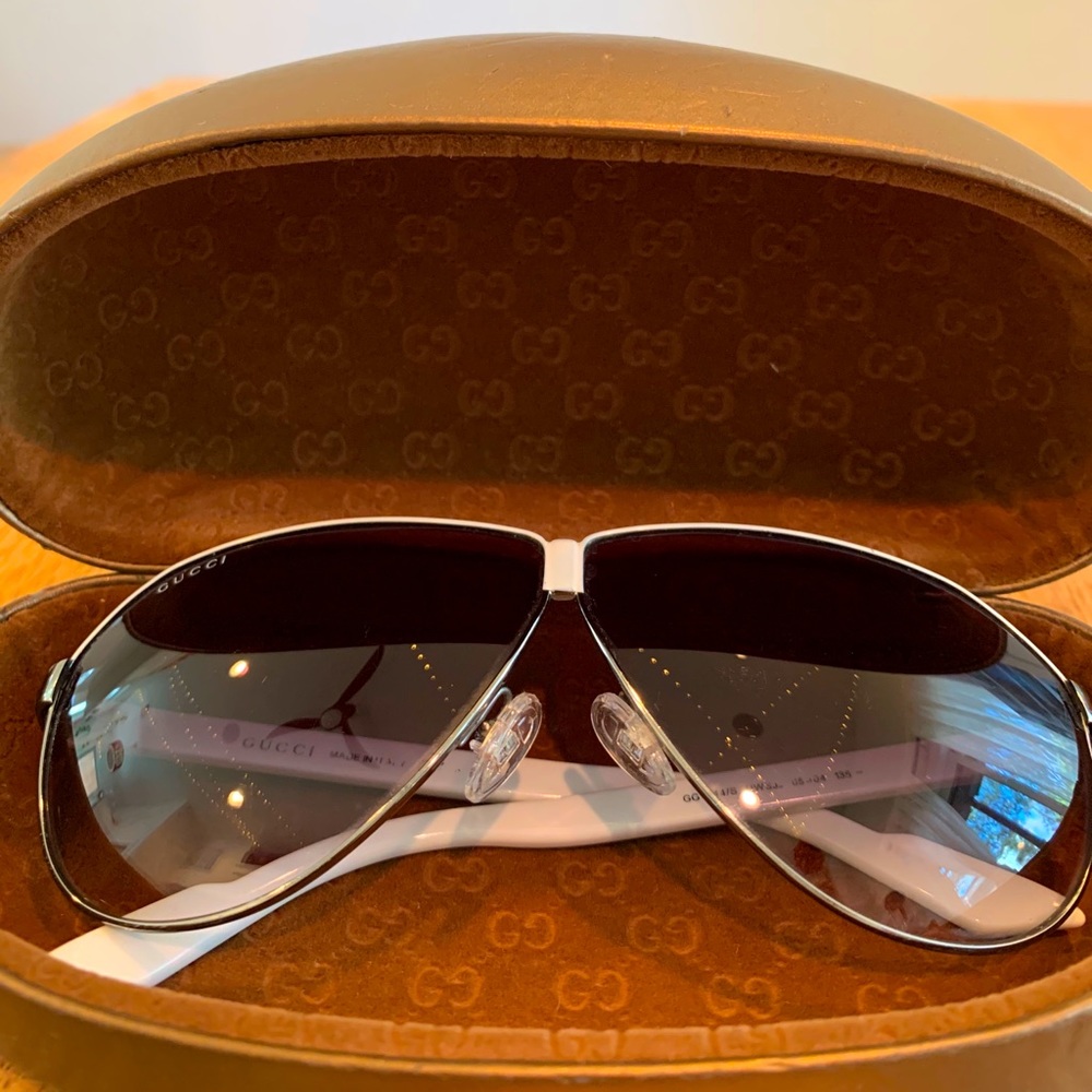 White Gucci Sunglasses